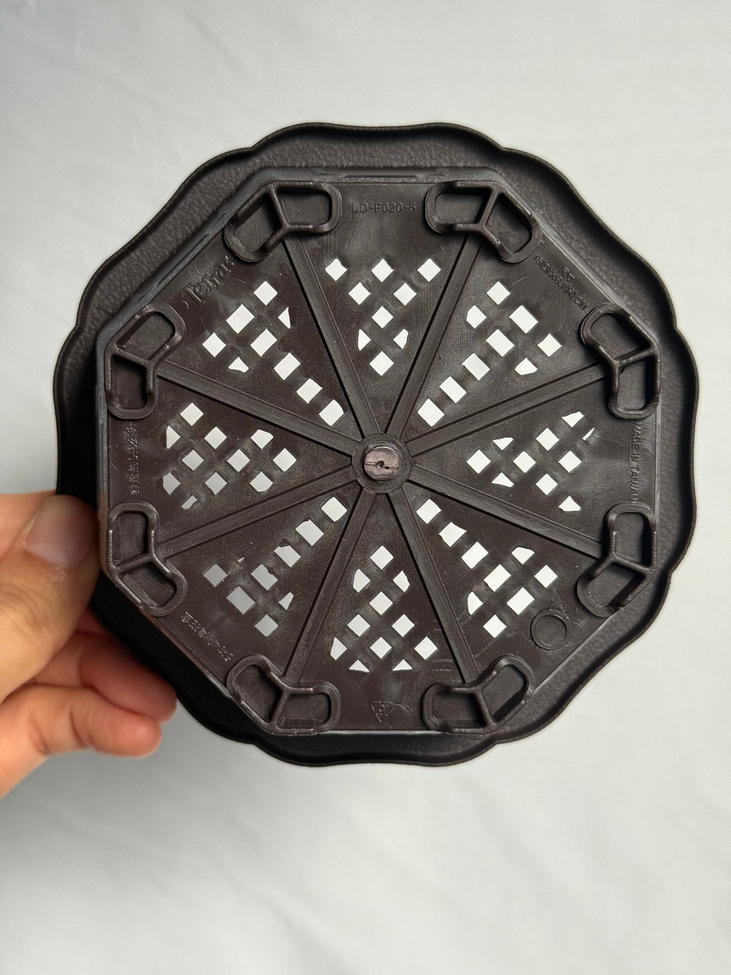 台湾製 5寸浅型 八角鉢（1000円以上送料無料)